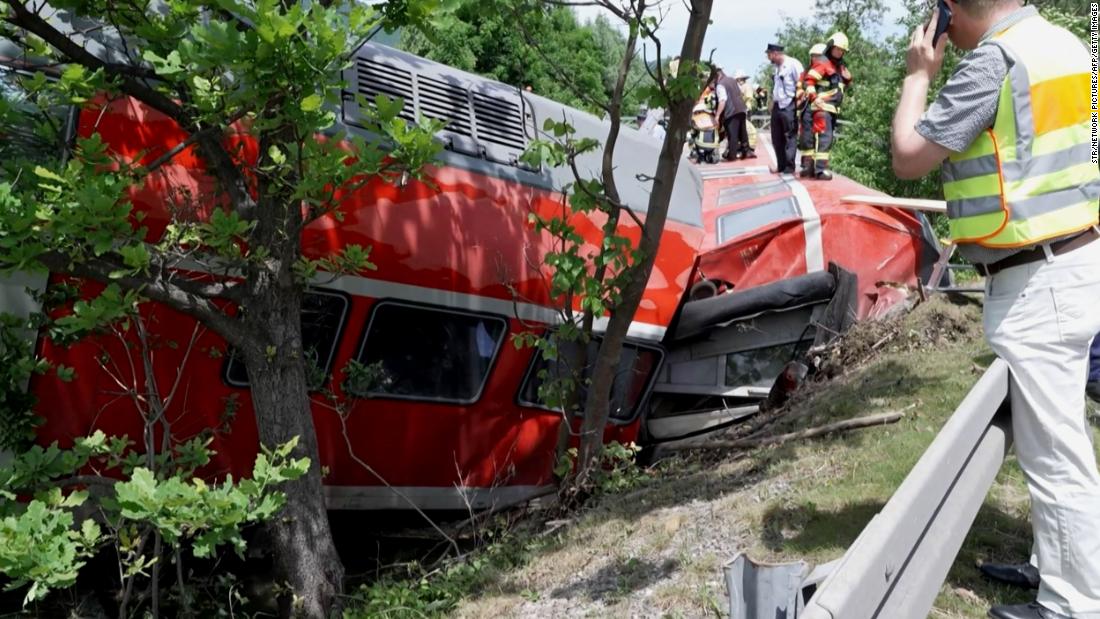 Three killed, 16 severely injured after train derails in southern Germany