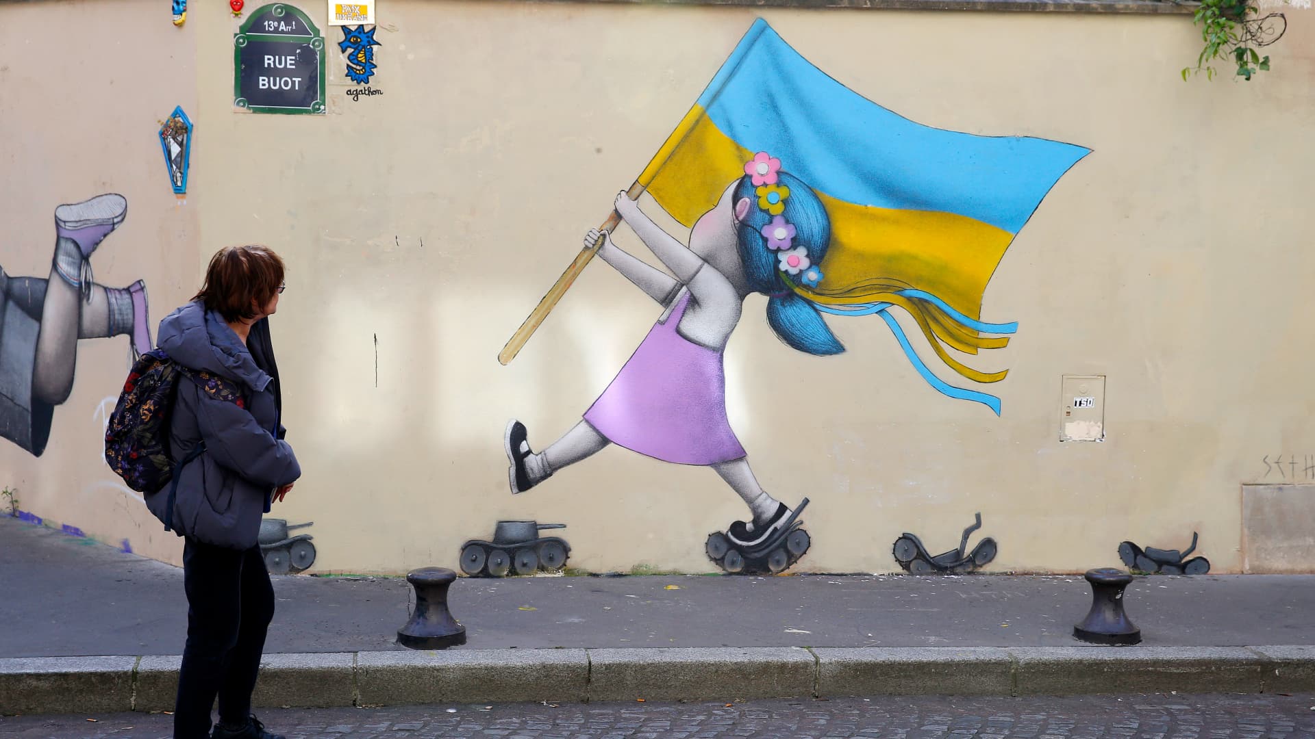 The art of war: Artists around the world leave their mark in support of Ukraine