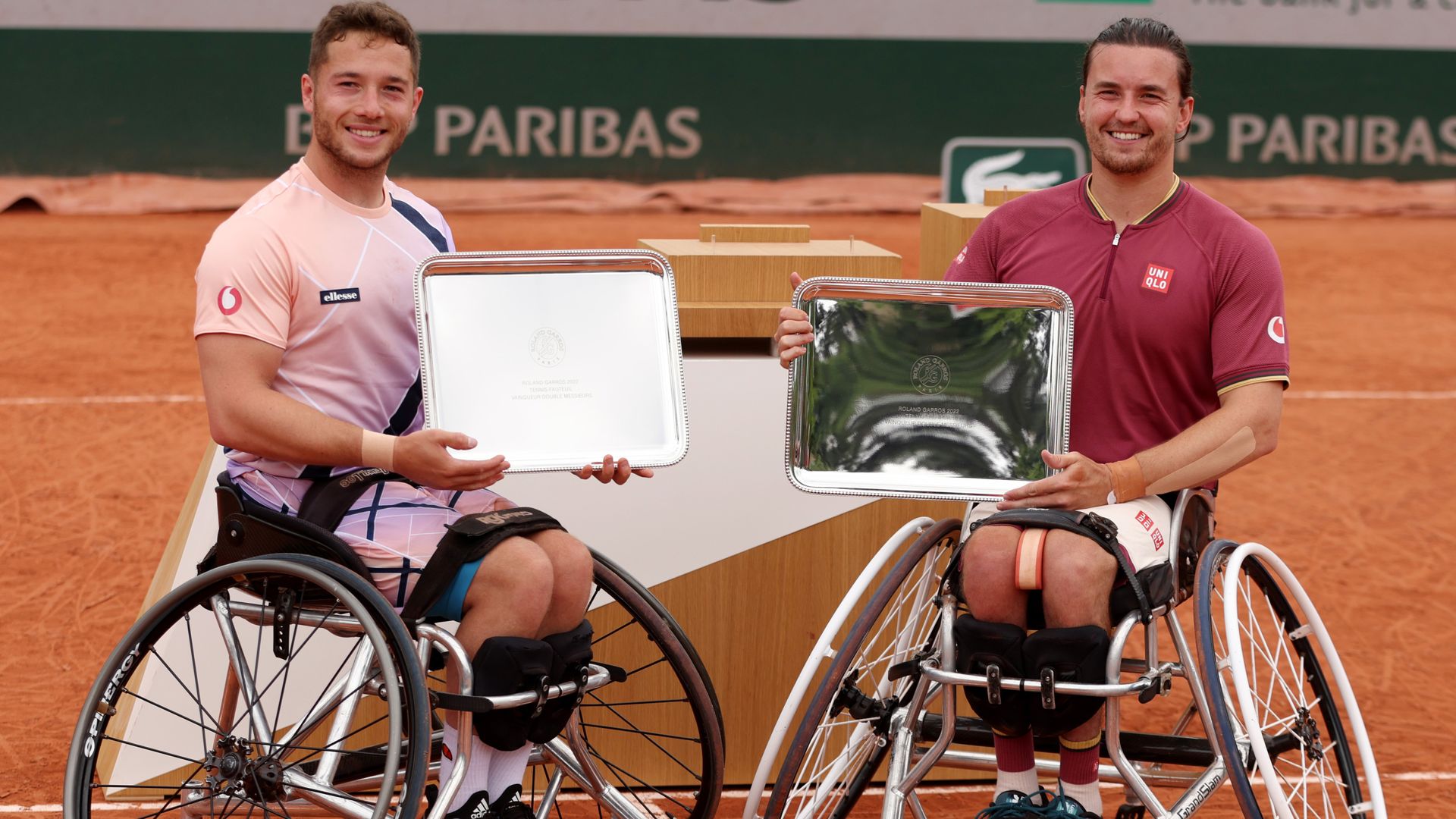 Hewett & Reid claim 10th consecutive Grand Slam title at French Open