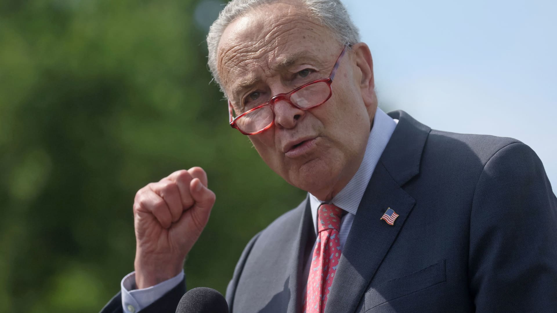 Student loan forgiveness 'is not a problem that concerns the wealthy,' Schumer says