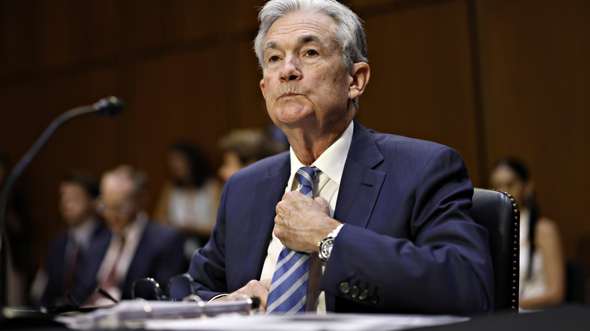 Powell tells Congress the Fed is 'strongly committed' on inflation, notes recession is a 'possibility'