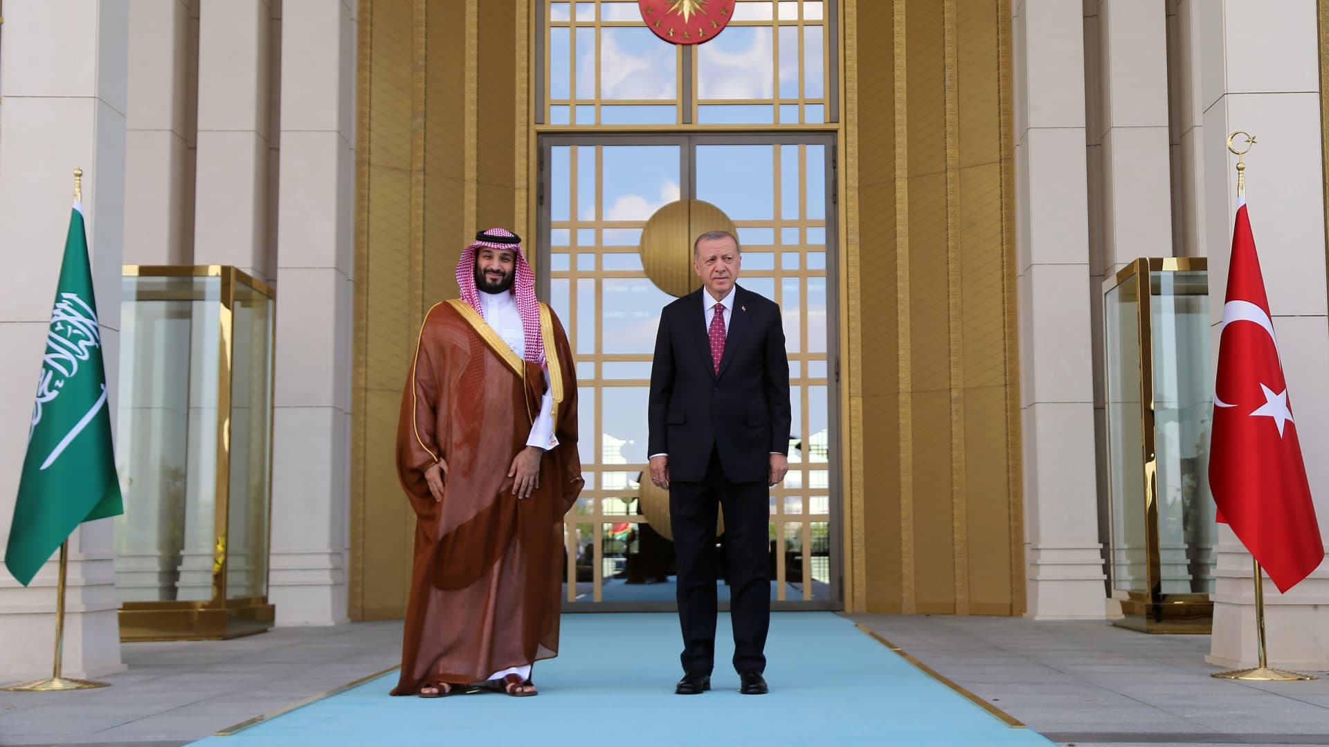 Saudi crown prince's visit to Turkey signals an 'utterly remarkable' posture change for Erdogan