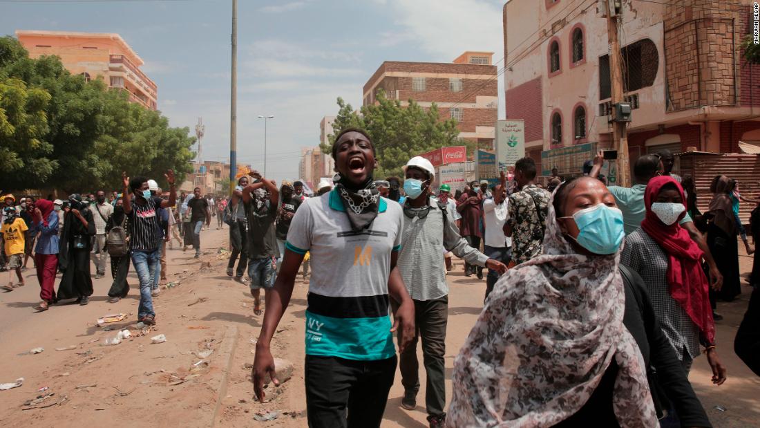 Sudan protesters decry violence as at least 30 people are killed in clashes