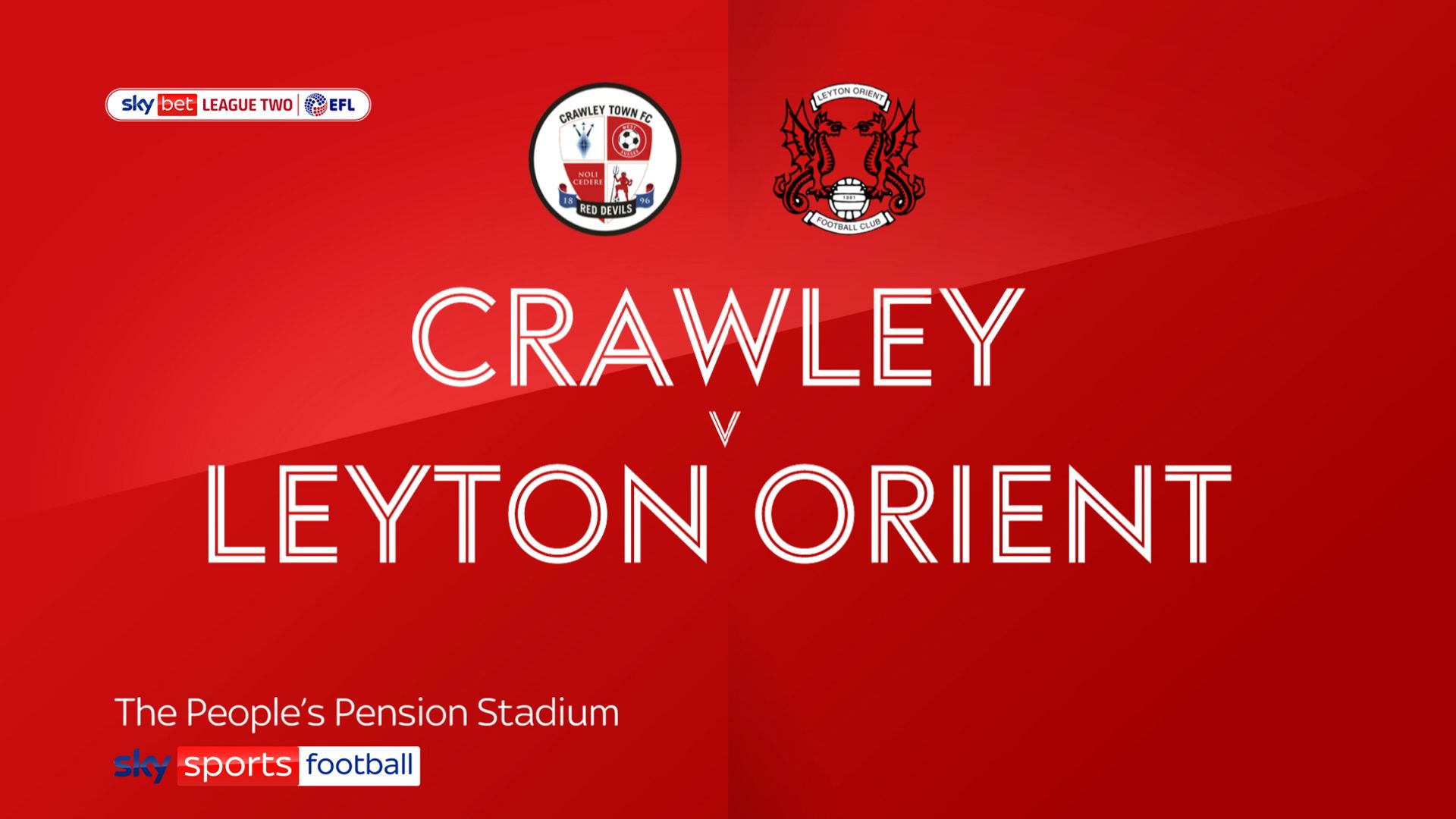 Leyton Orient continue perfect start at Crawley