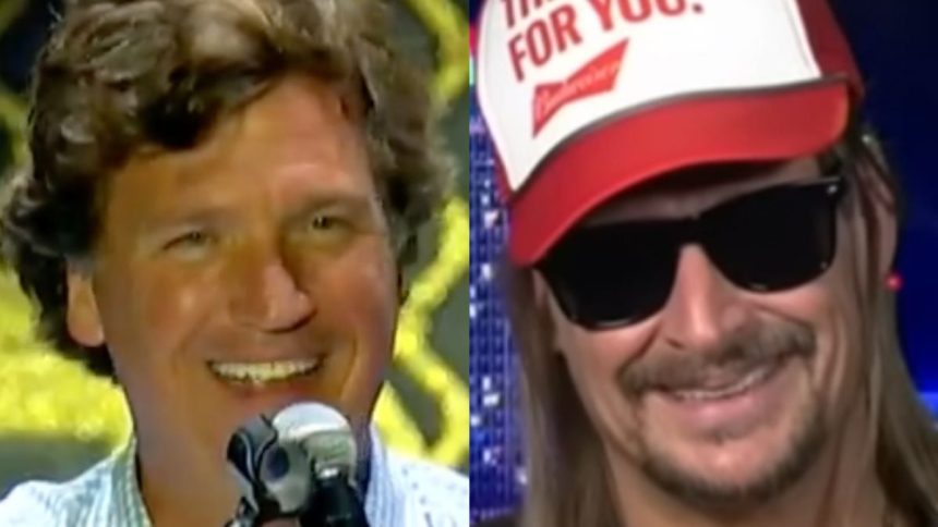 tucker-carlson-defends-america-while-opening-for-kid-rock-–-‘a-beautiful-country-filled-with-beautiful-people’