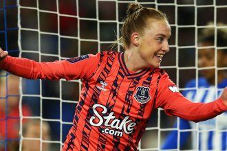 holmgaard-scores-as-everton-beat-brighton-to-move-closer-to-wsl-safety